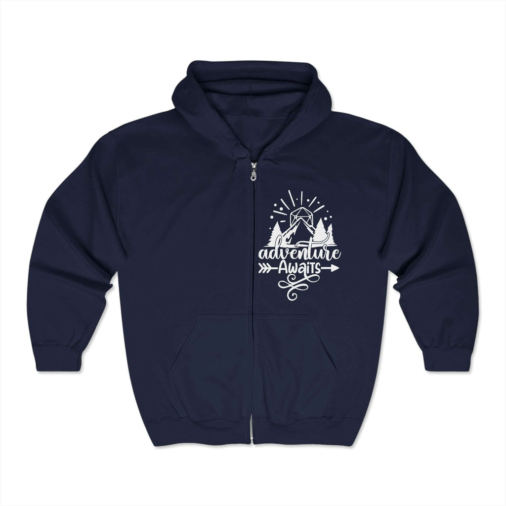 D&D Zip Hoodie - Adventure Awaits