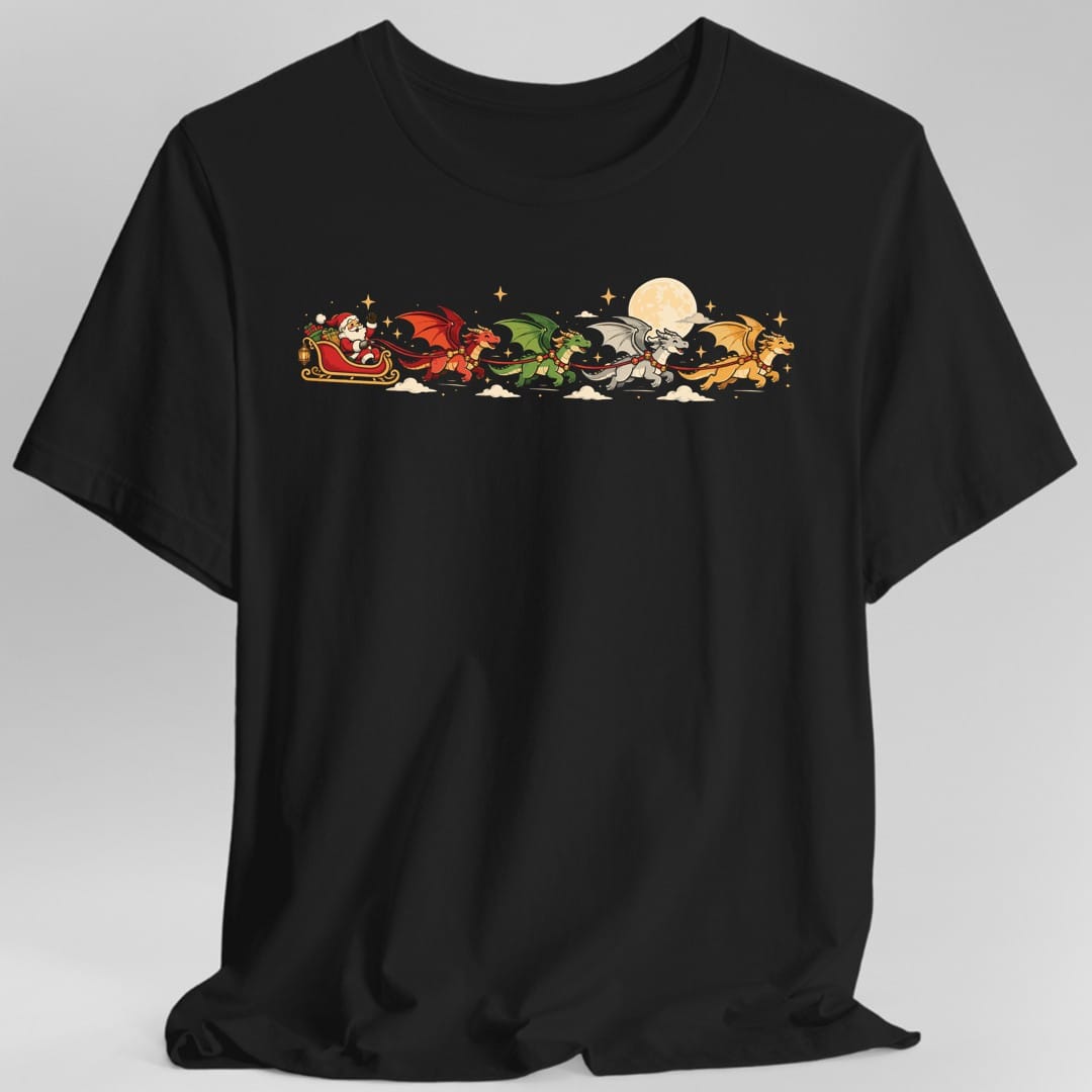 Dragons Pulling Sleigh T-Shirt