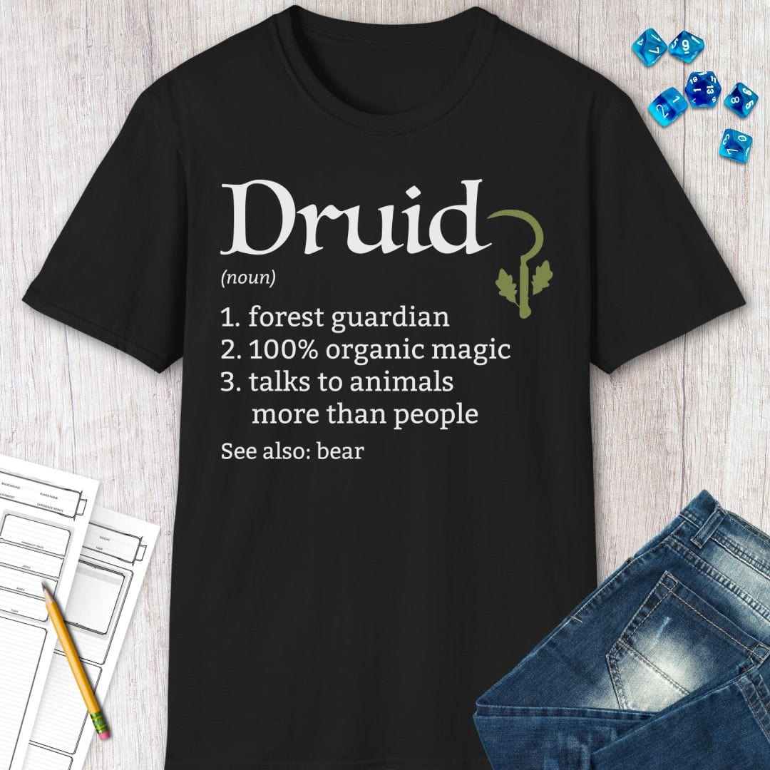 Druid Class Definition D&D T-Shirt