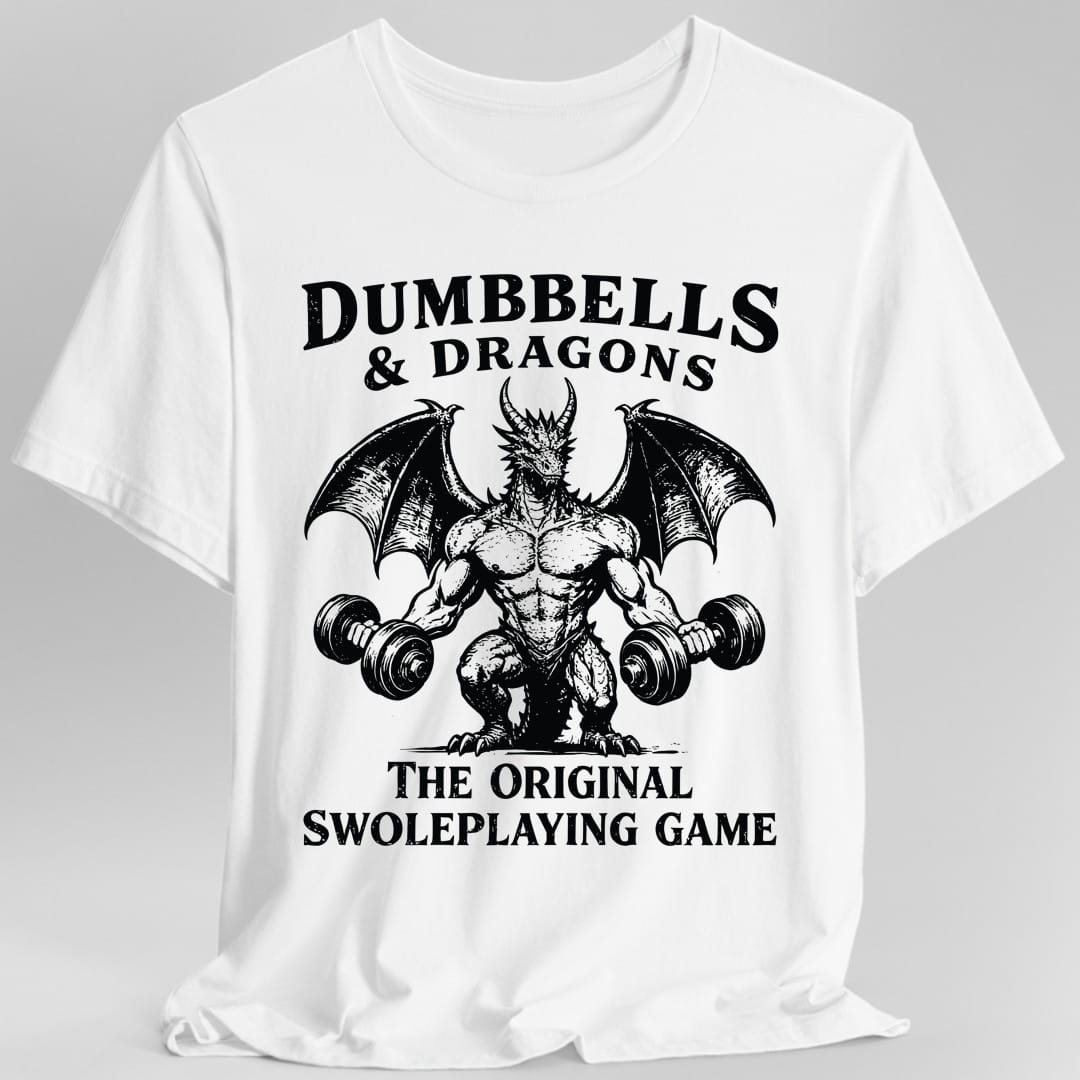 Dumbbells and Dragons T-Shirt