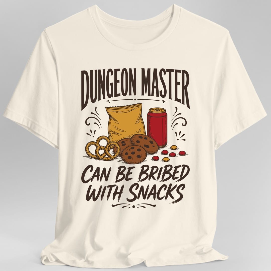 Dungeon Master Can Be Bribed With Snacks T-Shirt