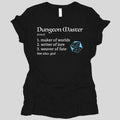 Dungeon Master Definition D&D Women's T-shirt