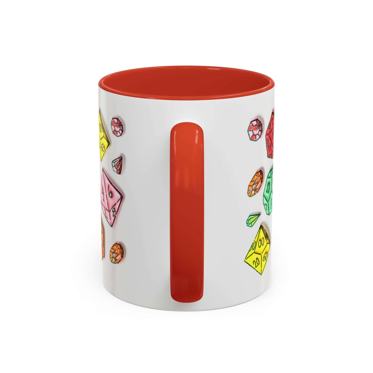 Dungeons and Dragons Mug - Dice Pattern