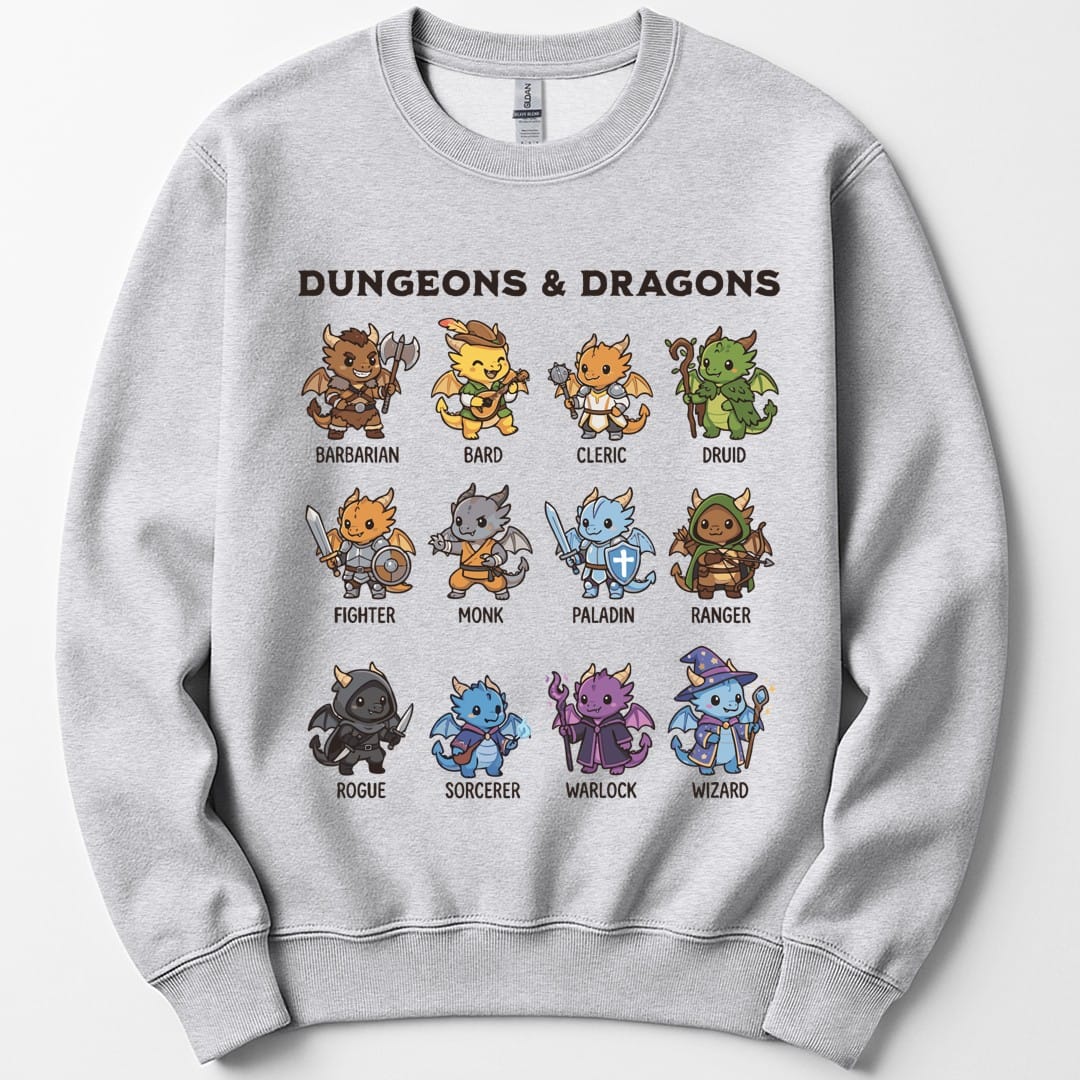 Dungeons & Dragons All Classes Sweatshirt