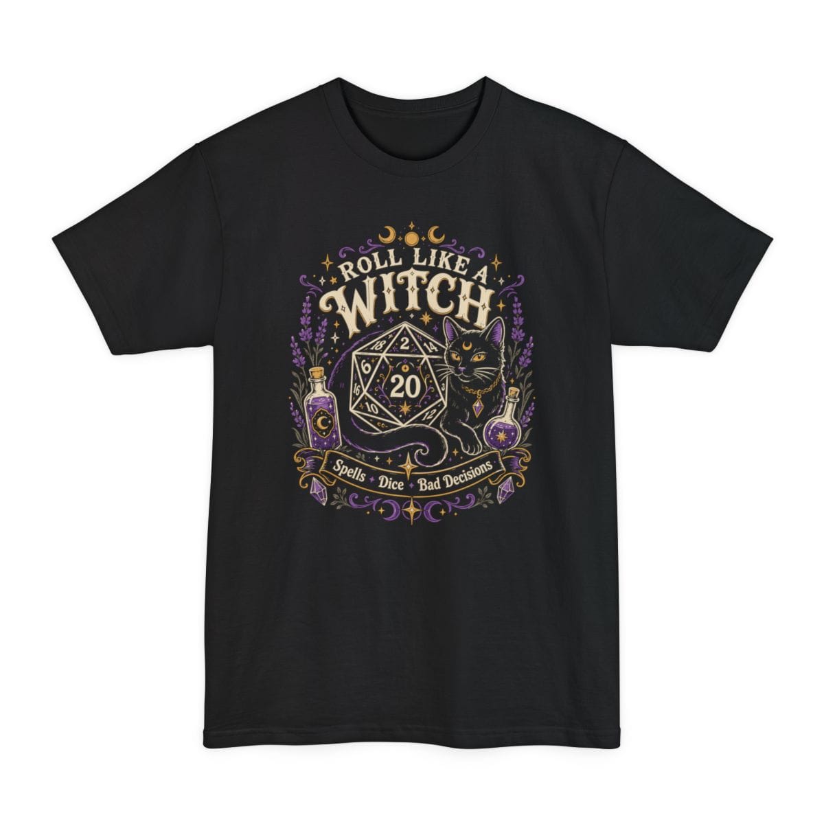 Roll Like a Witch Tall T-Shirt