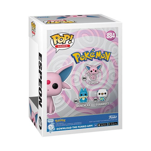 Pokemon Espeon Funko Pop Vinyl Figure 884
