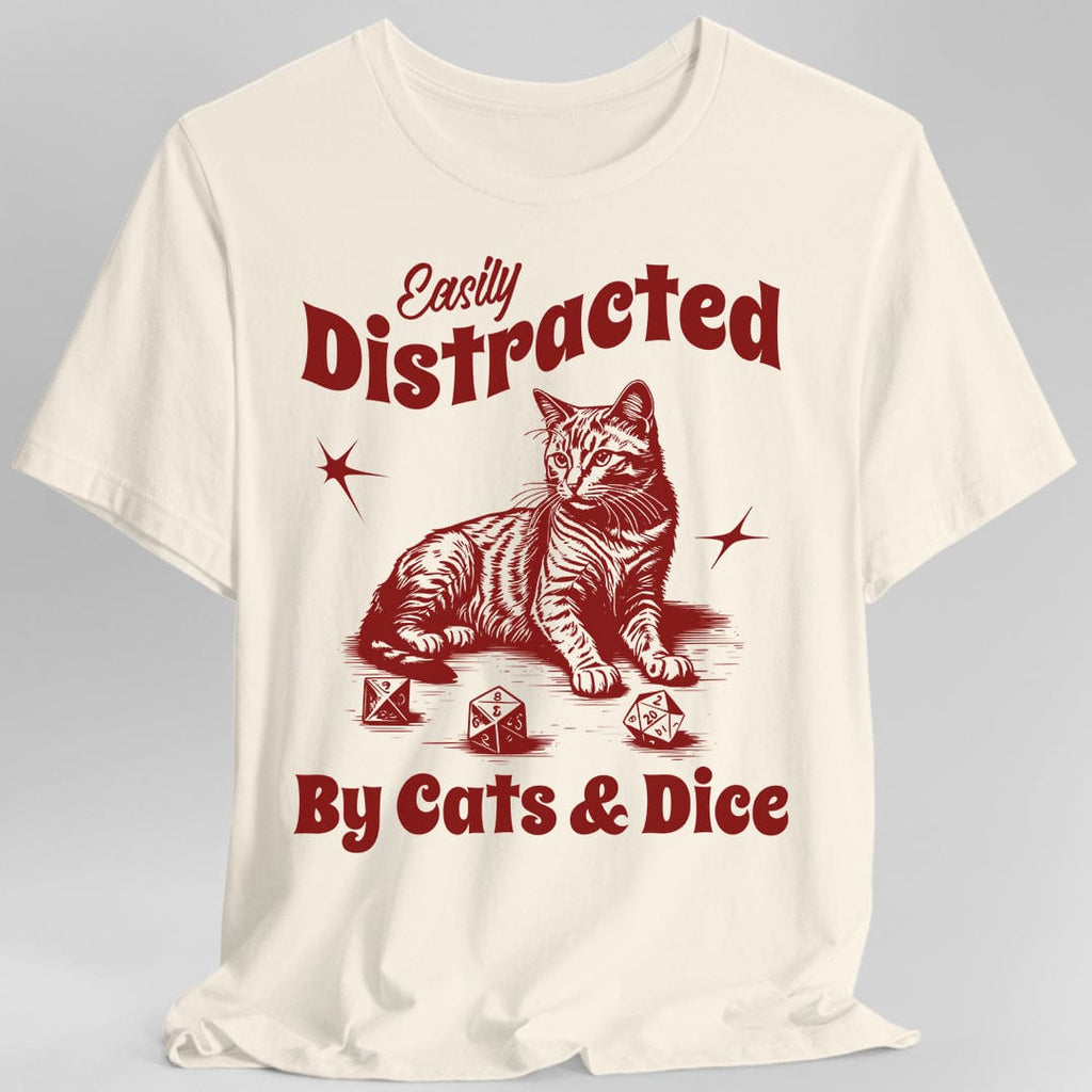 Easily Distracted By Cats & Dice Shirt