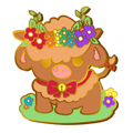 Pride Cow: Rainbow LGBTQIA+ Enamel Pin