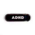 Pride Pals Accessibility Enamel Pin - ADHD (Black)