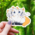 Celestial Cerberus Monster Sticker - 3"