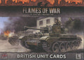 Flames of War: Late War British Unit Cards