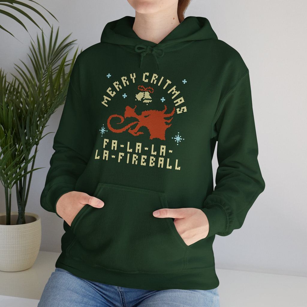 Fa la la la Fireball Christmas Hoodie