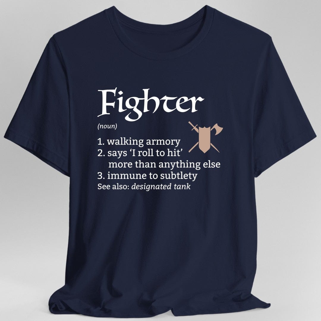 Fighter Class Definition D&D T-Shirt