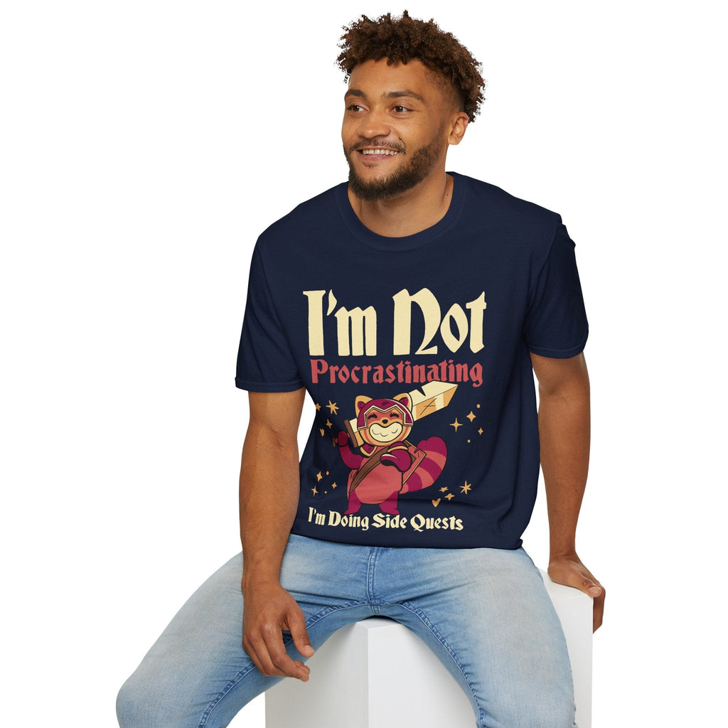Funny DND Shirt - I'm Not Procrastinating I'm Doing Side Quests