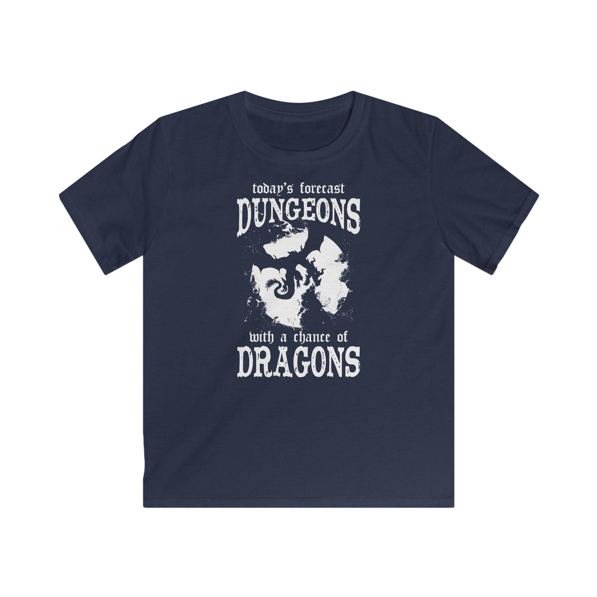 Funny D&D Weather Forecast Kids Tshirt