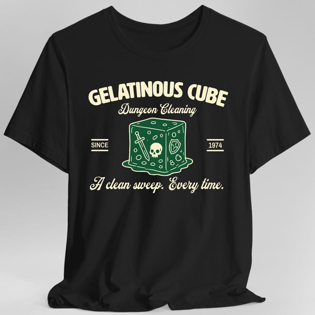 Gelatinous Cube Dungeon Cleaning T-Shirt