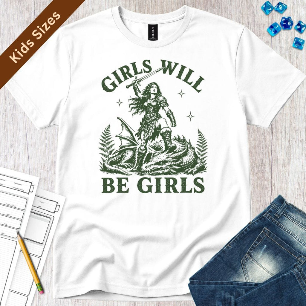 Girls Will Be Girls Kids T-Shirt