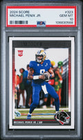 Graded 2024 Panini Score Michael Penix Jr #323 Rookie RC Football Card PSA 10 Gem Mint