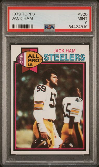 Graded 1979 Topps Jack Ham #320 Football Card PSA 9 Mint