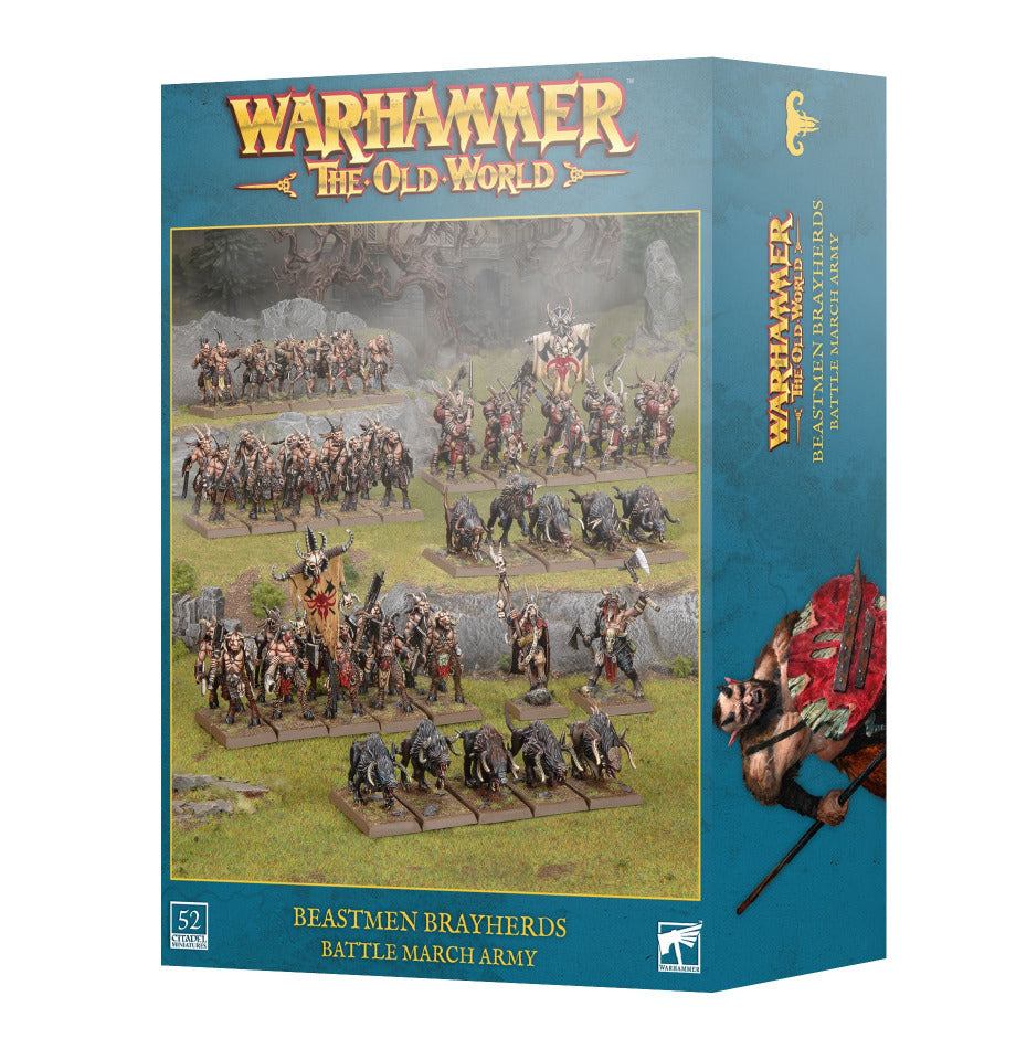 Warhammer: the Old World - Beastmen Brayherds - Battle March Army