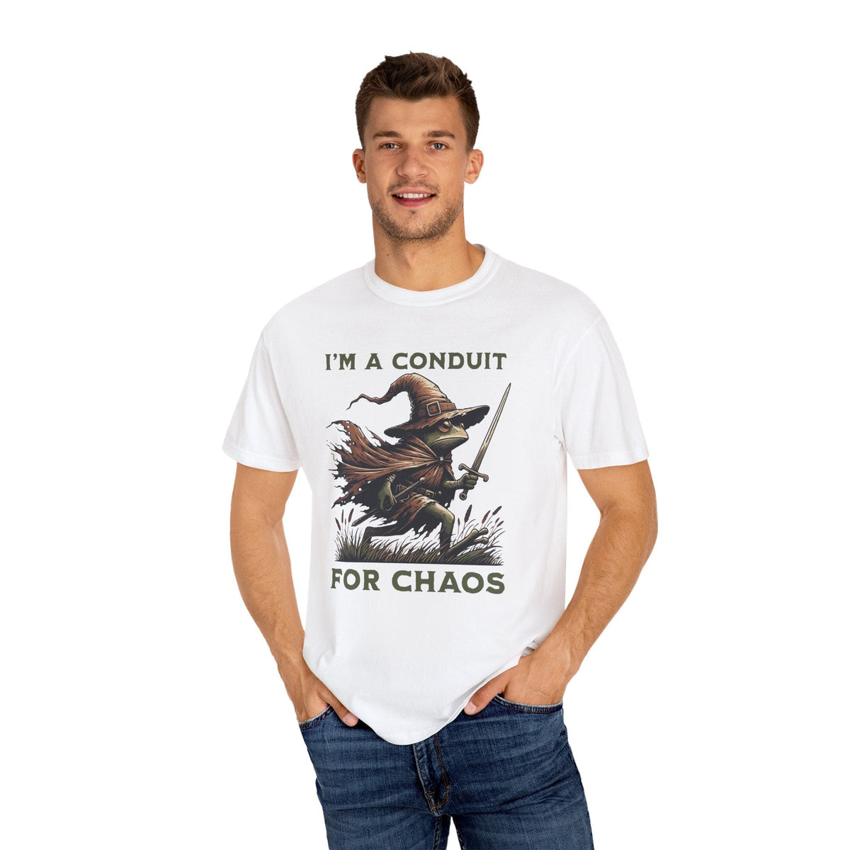 I'm A Conduit for Chaos T-shirt - Comfort Colors