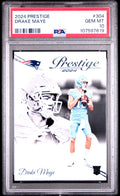 Graded 2024 Panini Prestige Drake Maye #304 Rookie RC Football Card PSA 10 Gem Mint