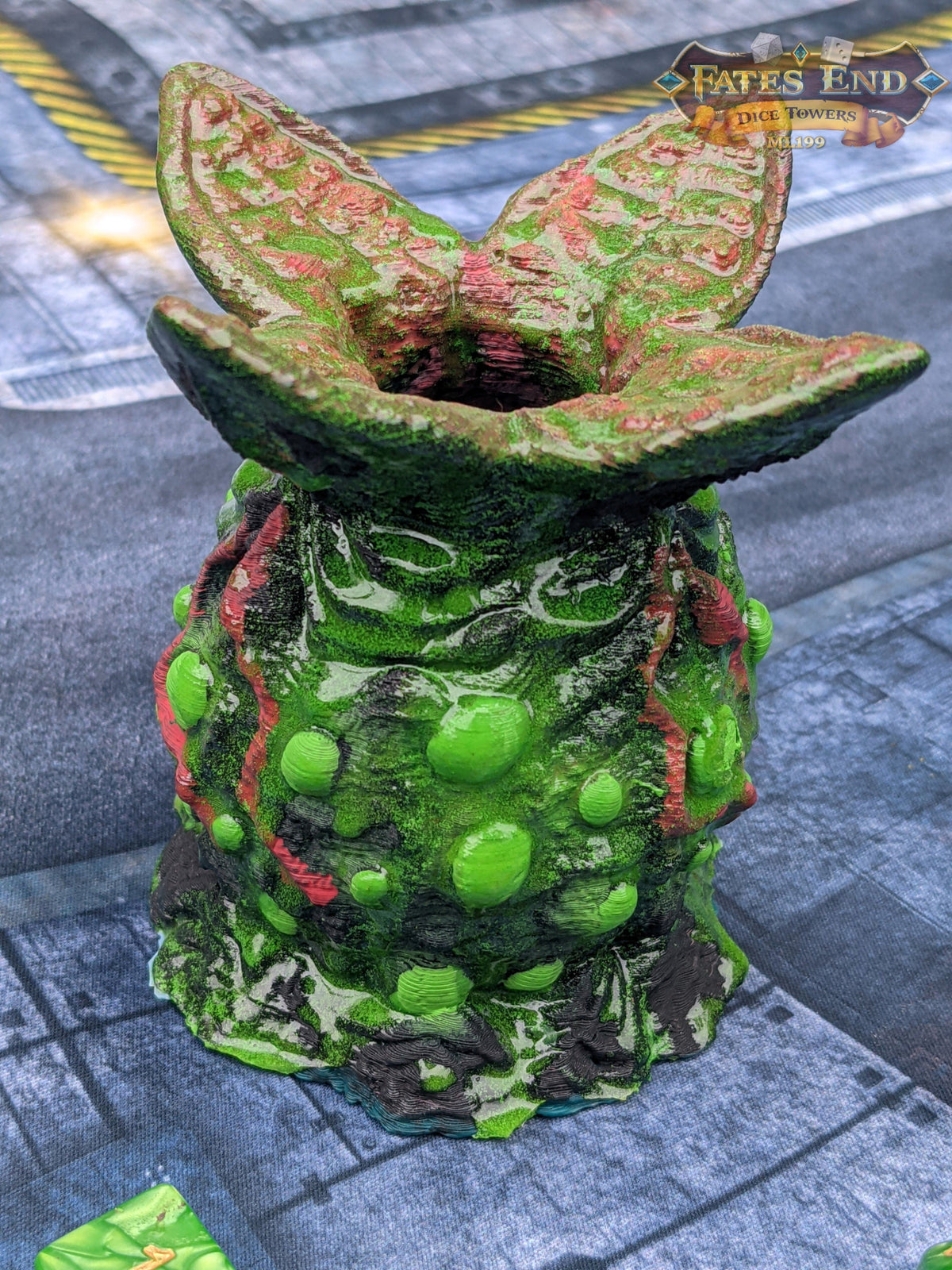Alien Egg Pod 3D Printed Dice Box | D20 Dice Jail | Dice Vault - Fate's End Collection - Encase Your Dice in the Dread & Wonder of Deep Space Horror!