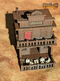 Ghost Town 3D Printed Dice Tower- Fate's End Collection- Have your sidearm ready to draw!