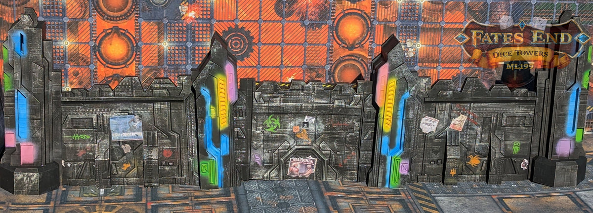 Dungeon Master Screen/Game Master Screen- Cyberpunk/SciFi/Alien-Fate's End Collection