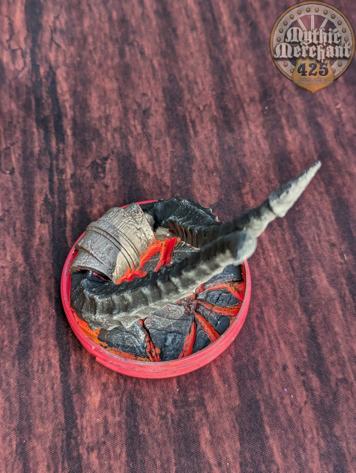 Demon-Blooded Tiefling 3D Printed Mythic Mug Stein | Tabletop RPG Dice Gaming Cosplay | Dungeons and Dragons D&D Wargaming | Drink Koozie