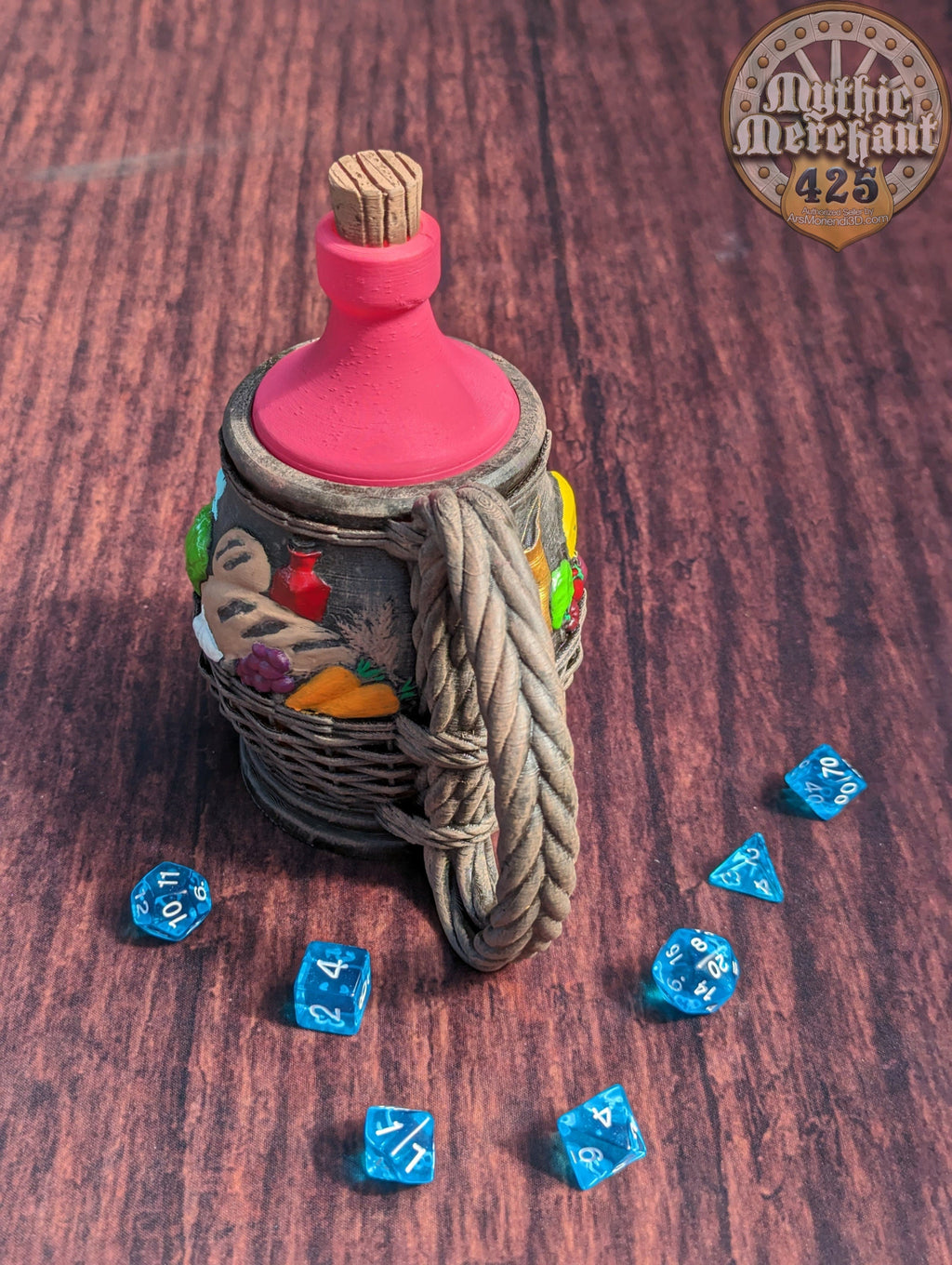 Halfling Hobbit 3D Printed Can Holder- Mythic Mugs Collection by Ars Moriendi 3D- Embark on a Hobbit's Journey!