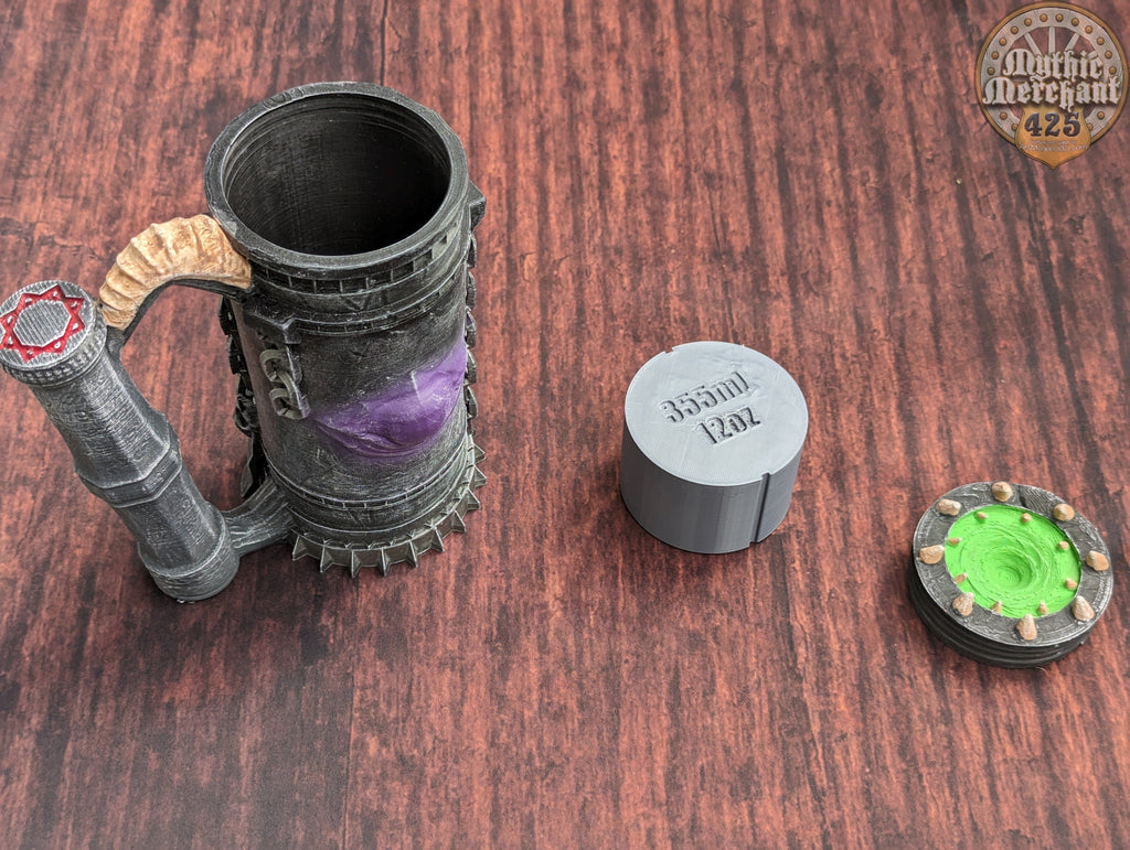 Warlock 3D Printed Can Holder- Mythic Mugs Collection by Ars Moriendi 3D- Unlock Mystic Secrets!