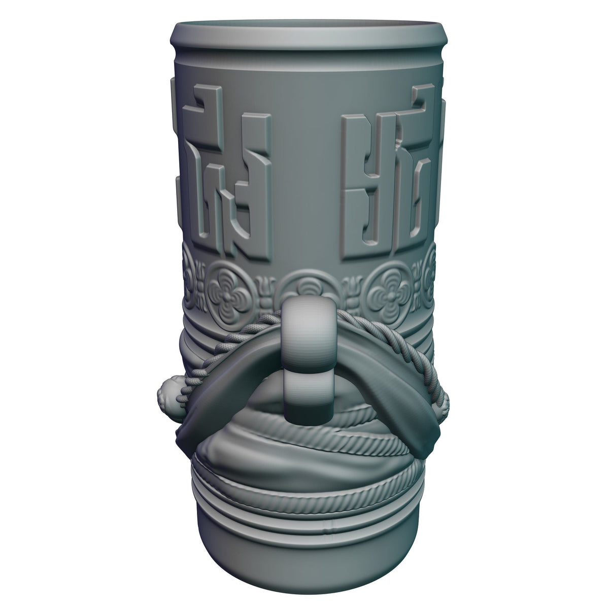 Monk 3D Printed Can Holder- Mythic Mugs Collection by Ars Moriendi 3D- Embrace the Tranquility!