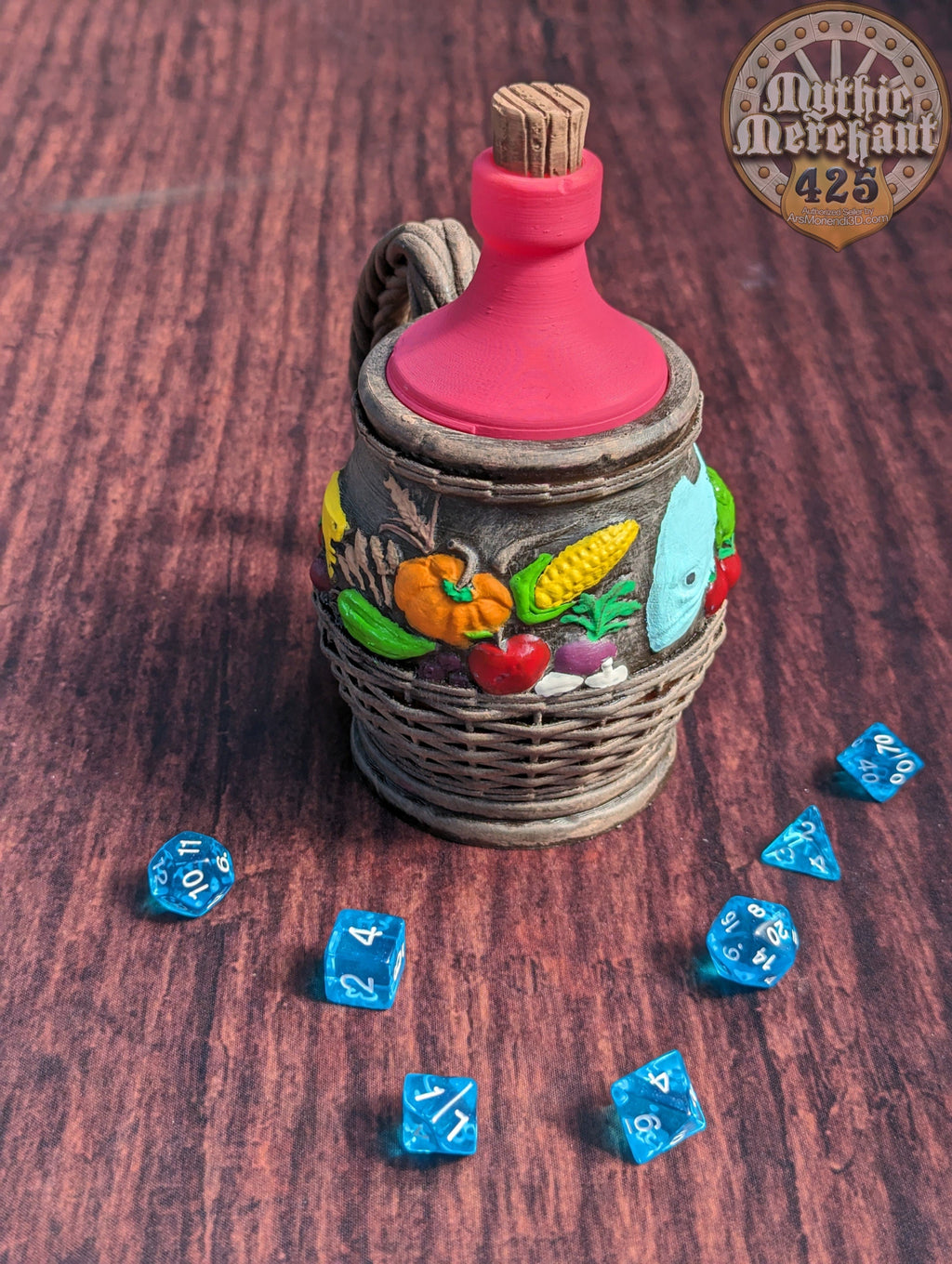 Halfling Hobbit 3D Printed Can Holder- Mythic Mugs Collection by Ars Moriendi 3D- Embark on a Hobbit's Journey!