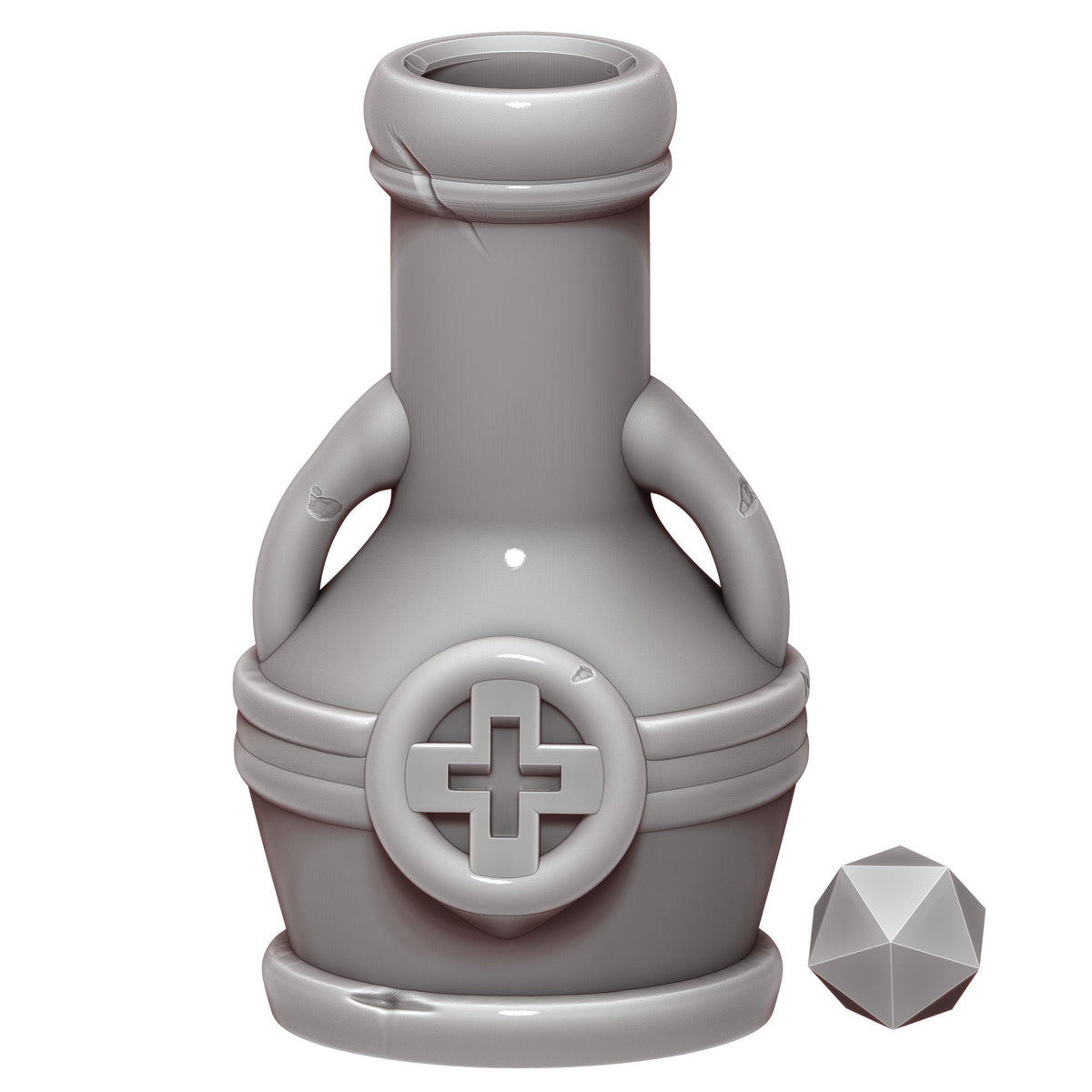 Health Potion 3D Printed Dice Jail | RPG Dice Vault | D20 Storage Box  | Player Gift - Guard Dice with Healing Magic!