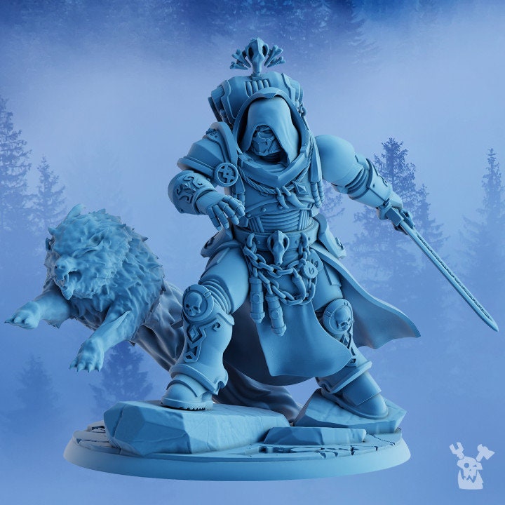 3d Printed ��laf, the White Fang by DakkaDakka Miniatures