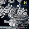 3d Printed Ork Boss Big Klaw by Meshbrain Labs Miniatures