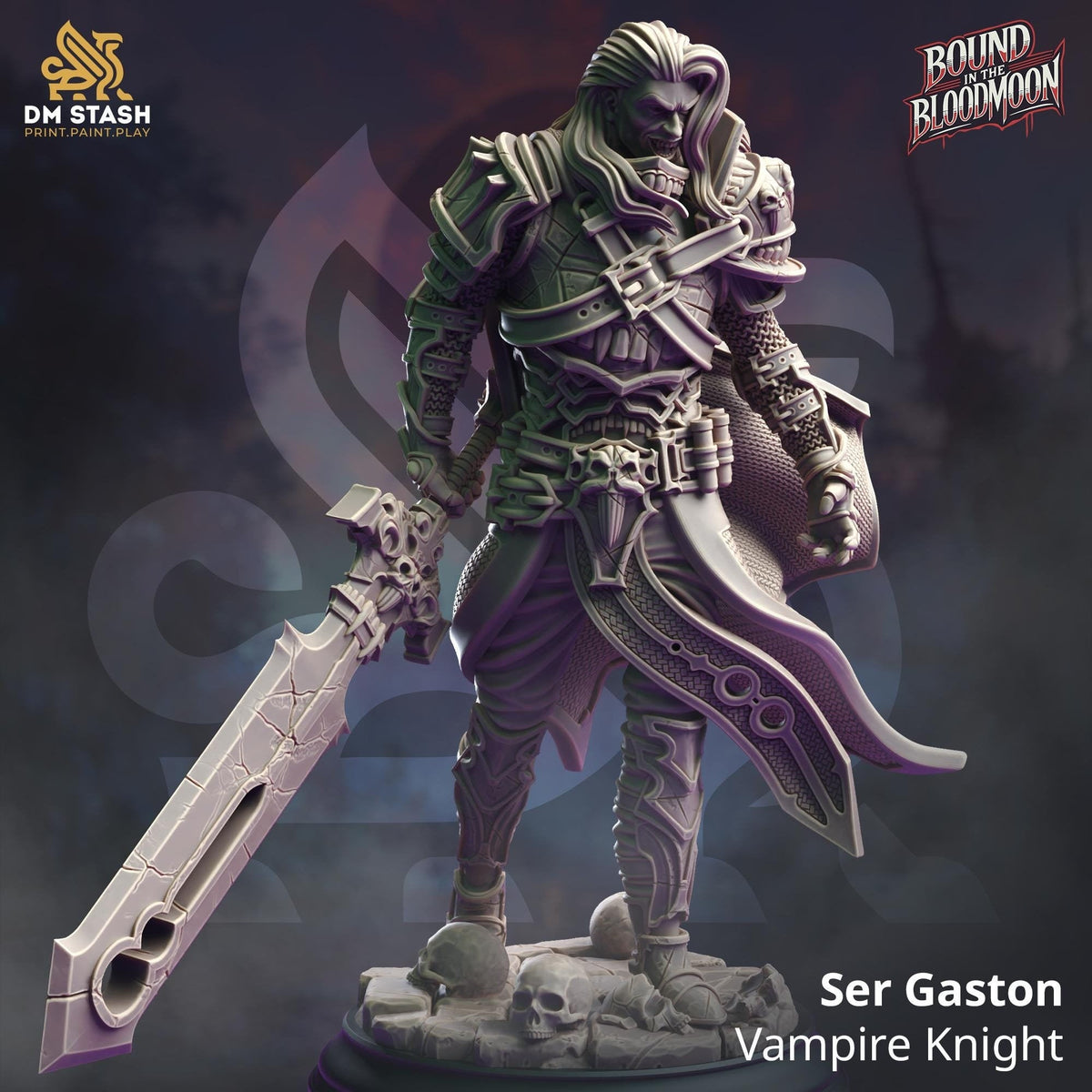 3D Printed Ser Gaston - Vampire Knight by DM Stash
