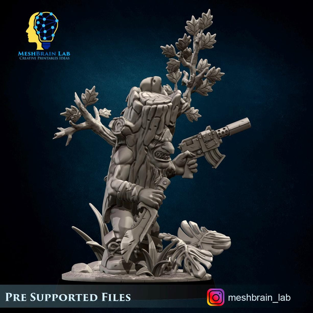 3d Printed Sneaky Goblin Commando by Meshbrain Labs Miniatures