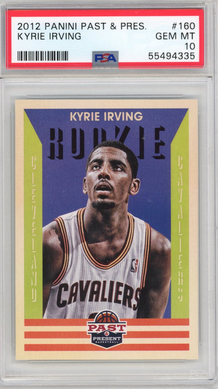 Graded 2012-13 Panini Past & Present Kyrie Irving #160 Rookie RC Basketball Card PSA 10 Gem Mint