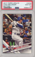 Graded 2017 Topps Update Cody Bellinger #US38 Batting Rookie RC Baseball Card PSA 10 Gem Mint