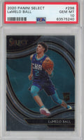 Graded 2020-21 Panini Select LaMelo Ball #298 Rookie RC Basketball Card PSA 10 Gem Mint