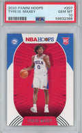 Graded 2020-21 Panini Hoops Tyrese Maxey #207 Rookie RC Basketball Card PSA 10 Gem Mint