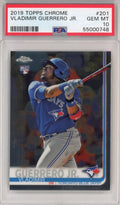 Graded 2019 Topps Chrome Vladimir Vlad Guerrero Jr. #201 Rookie RC Baseball Card PSA 10 Gem Mint