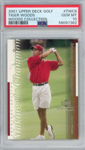Graded 2001 Upper Deck UD Golf Tiger Woods #TWC6 Collection Rookie RC Golf Card PSA 10 Gem Mint