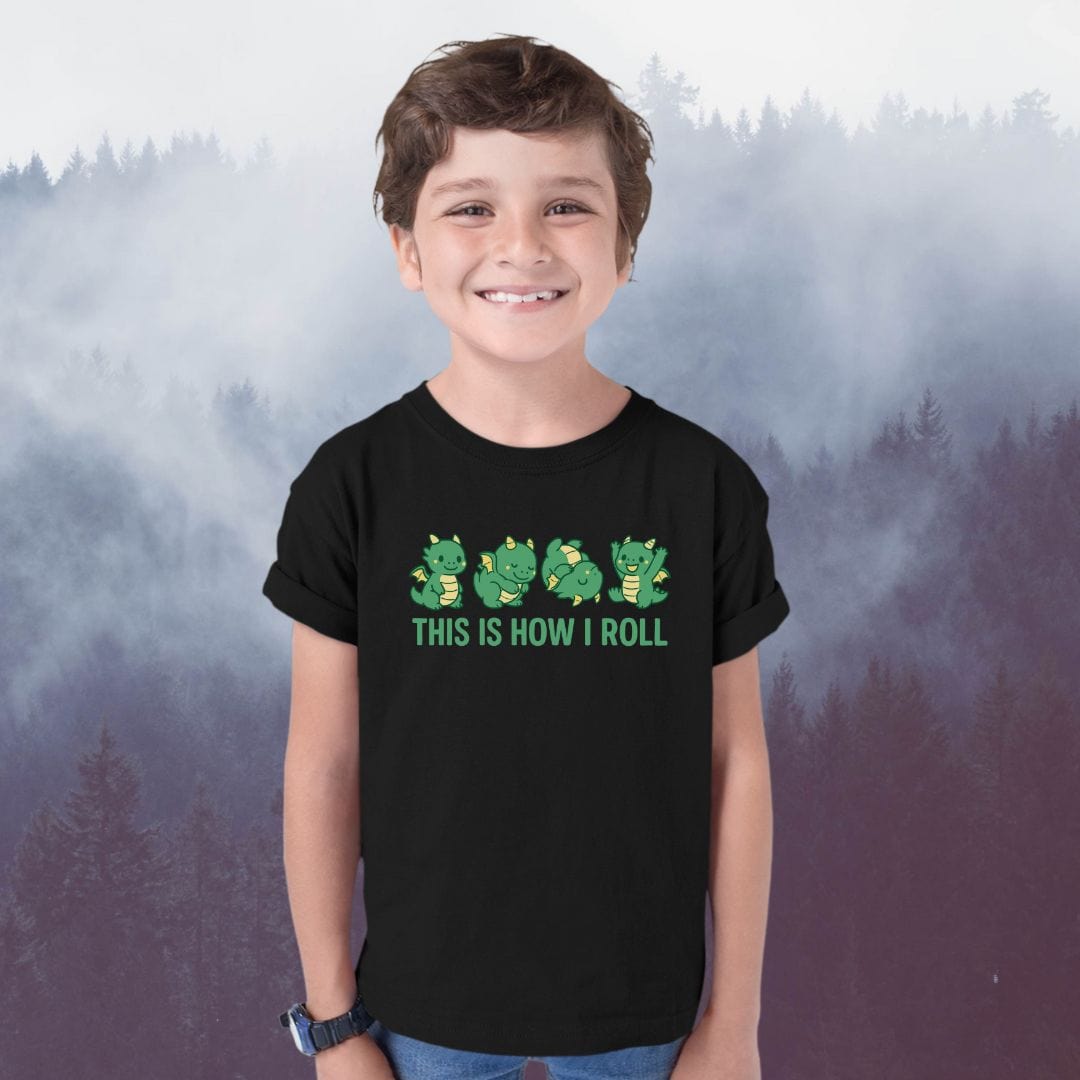 Kids This Is How I Roll Dragon T-Shirt