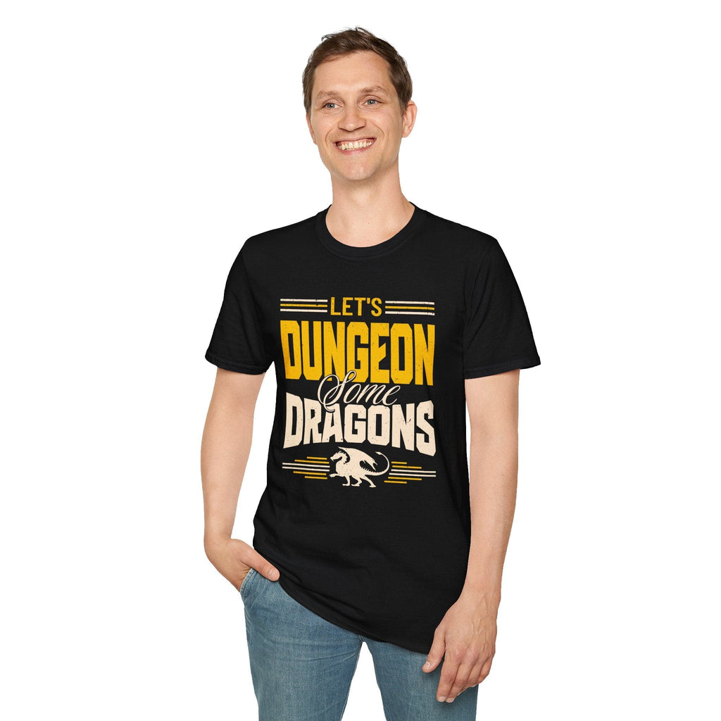 Let's Dungeon Some Dragons D&D Shirt