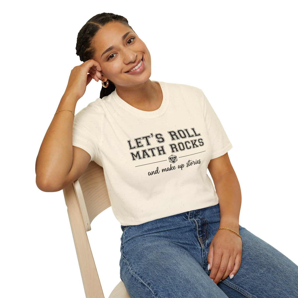 Let's Roll Math Rocks T-Shirt