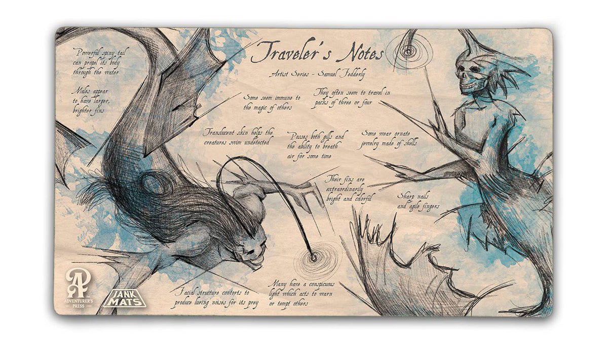 Merfolk Sketch Playmat