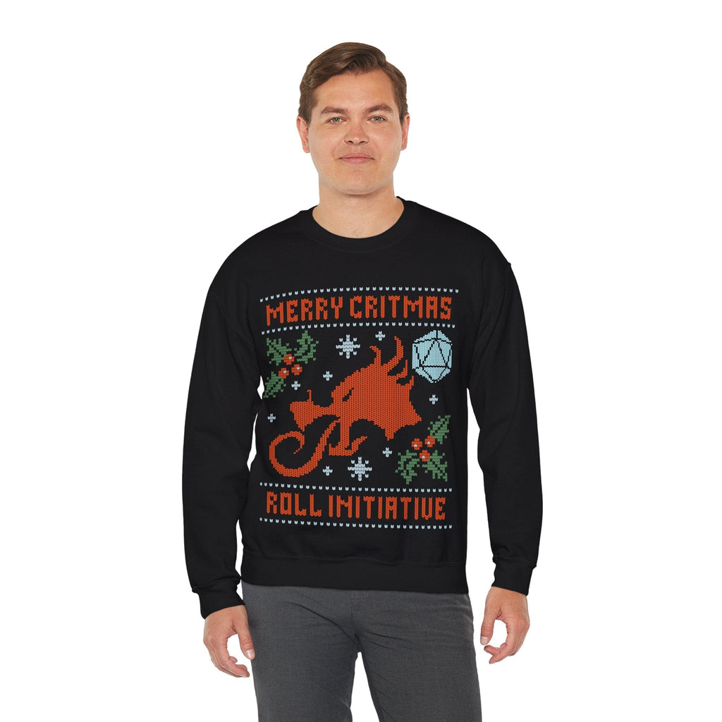 Merry Critmas Initiative Ugly Sweater Sweatshirt